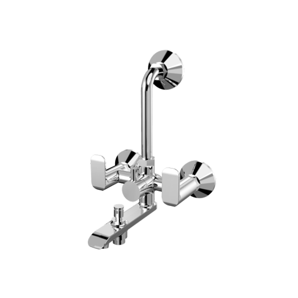 BRS 60033 Wall Mixer 3 In 1 With Provision For Both Telephonic Shower & Overhead Shower